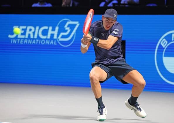 Vienna, Austria: Tennis, ERSTE BANK OPEN 2025 Matteo Arnaldi (ITA), Vienna, Austria, October 23, 2025. Photo VIENNA, ERSTE BANK OPEN 2025  - ZUMAp169 20251023_zea_p169_1060 Copyright: xFelicexCalabrox
