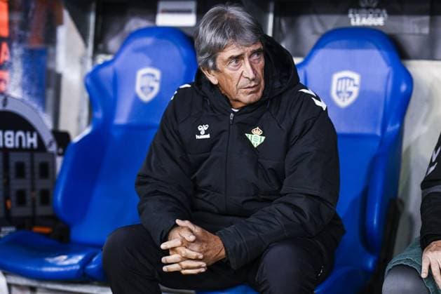 Real Betis s head coach Manuel Pellegrini pictured before a soccer game between Belgian soccer team KRC Genk and Spanish club Real Betis Balompie, on Thursday 23 October 2025, in Genk, third game (out of 8) in the league phase of the UEFA Europa League competition. TOM GOYVAERTS TomxGoyvaerts  x137726389x