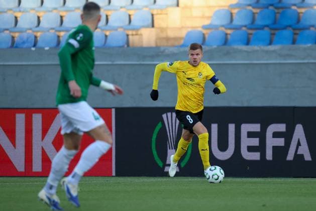 Football Mens. Conference League. Breidablik - KuPS. Iceland. 23. 10. 25. Laugardalsvolluir, Reykjavik Copyright: xx 1J8A2907