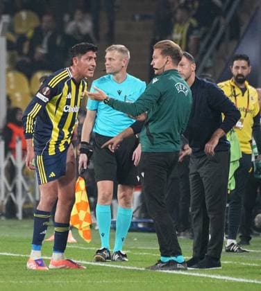 Edson Alvarez of Fenerbahce, during the UEFA Europa League league phase match between Fenerbahce SK and VfB Stuttgart, in Istanbul, Turkey, 23 October 2025. ( Copyright: DepoxPhotos 18870434
