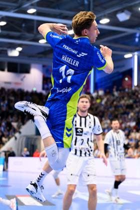 Gummersbach HBL 25 26 VfL Gummersbach THW Kiel Mathis Häseler Haeseler Gummersbach Gummersbach Schwalbe Arena Germany