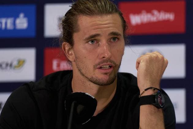 Alexander Zverev of Germany at post match press conference, PK, Pressekonferenz after his round of 16 match win at Erste Bank Open 2025 at Wiener Stadthalle on October 23, 2025 in Vienna, Austria. (Photo by Camilla Stolen, Imago) Vienna Austria Copyright: xCamillaxStolenx L1072163