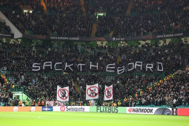 SOCCER - UEFA EL, Celtic vs Sturm GLASGOW,SCOTLAND,23.OCT.25 - SOCCER - UEFA Europa League, Celtic Glasgow vs SK Sturm Graz. Image shows fans (Celtic).  GEPAxpictures xChrisxBauer