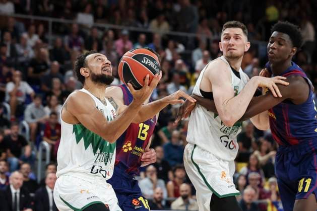 October 23, 2025, Barcelona, Barcelona, Spain: Nigel Williams-Goss of Zalgiris Kaunas in action during the Turkish Airlines Euroleague 2025 26 League Phase MD6 match played between FC Barcelona, Barca and Zalgiris Kaunas at Palau Blaugrana on October 23, 2025 in Barcelona, Spain. Barcelona Spain - ZUMAa181 20251023_zaa_a181_090 Copyright: xJavierxBorregox