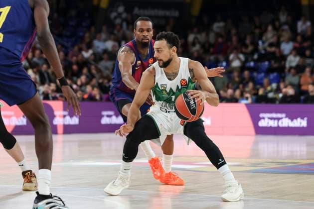 October 23, 2025, Barcelona, Barcelona, Spain: Nigel Williams-Goss of Zalgiris Kaunas in action during the Turkish Airlines Euroleague 2025 26 League Phase MD6 match played between FC Barcelona, Barca and Zalgiris Kaunas at Palau Blaugrana on October 23, 2025 in Barcelona, Spain. Barcelona Spain - ZUMAa181 20251023_zaa_a181_092 Copyright: xJavierxBorregox