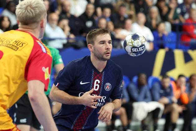 HANDBALL : Paris Saint Germain Vs Gog - Ligue des Champions - 23 10 2025 Luc Steins (Paris Saint Germain) ParisFrance  Copyright: xMichaelxBaucherx