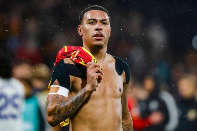Morgan Rogers of Aston Villa FC looks on Go Ahead Eagles v Aston Villa FC, UEFA Europa League 2025 26 League Phase MD3, Go Ahead Eagles v Aston Villa FC, Stadion De Adelaarshorst, October 23, 2025, Deventer, Netherlands.