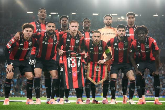ESP: RC Celta de Vigo - OGC Nice UEFA Europa League. Matchday 3. OGC Nice group team during the UEFA Europa League match, between RC Celta de Vigo and OGC Nice, Matchday 3, Balaidos Stadium on October 23, 2025 in Vigo, Spain. kpng Copyright: xPedroxMinax xPRESSINx PM_2501023_CEL_NIC_2526_001