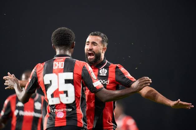 ESP: RC Celta de Vigo - OGC Nice UEFA Europa League. Matchday 3. Mohamed Ali Cho of OGC Nice celebrates after scoring goal during the UEFA Europa League match, between RC Celta de Vigo and OGC Nice, Matchday 3, Balaidos Stadium on October 23, 2025 in Vigo, Spain. kpng Copyright: xPedroxMinax xPRESSINx PM_2501023_CEL_NIC_2526_004