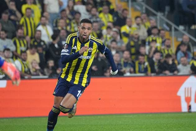 ISTANBUL, TURKEY - OCTOBER 23: Youssef En Nesyri of Fenerbahce SK during the UEFA Europa League 2025 26 League Phase MD3 match between Fenerbahce SK and VfB Stuttgart at Chobani Stadium on October 23, 2025 in Istanbul, Turkey. Ä±STNBUL Turkey Copyright: xSeskimphotox Fbahce-Stuttgart-231025 (5)