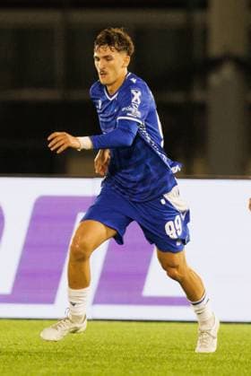Pablo Rodriguez seen during UEFA Conference League league phase game between team of Lincoln Red Imps and Lech Poznan (Maciej Rogowski Ball Raw Images) Gibraltar Europa Sports Comples Gibraltar Copyright: xMaciejxRogowskix maciejrogowski_lincolnlech25_26-37