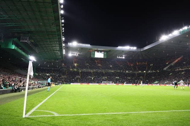 SOCCER - UEFA EL, Celtic vs Sturm GLASGOW,SCOTLAND,23.OCT.25 - SOCCER - UEFA Europa League, Celtic Glasgow vs SK Sturm Graz. Image shows overview of Celtic Park.  GEPAxpictures xChrisxBauer