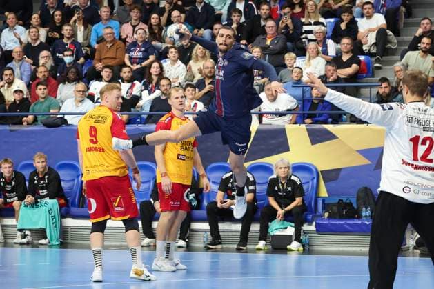 HANDBALL : Paris Saint Germain Vs Gog - Ligue des Champions - 23 10 2025 Mathieu Grebille (Paris Saint Germain) ParisFrance  Copyright: xMichaelxBaucherx