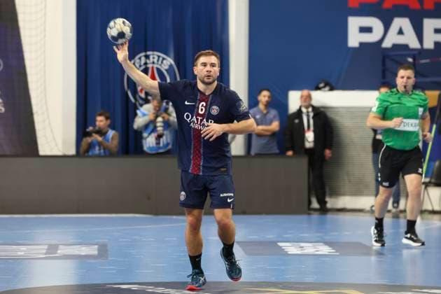 HANDBALL : Paris Saint Germain Vs Gog - Ligue des Champions - 23 10 2025 Luc Steins (Paris Saint Germain) ParisFrance  Copyright: xMichaelxBaucherx