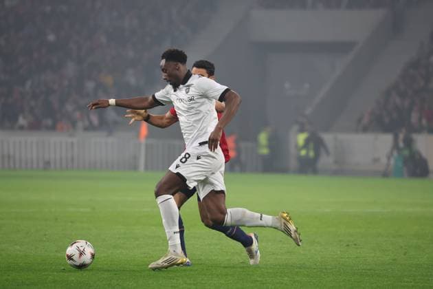 FOOTBALL : LOSC Lille vs PAOK FC - UEFA Europa League - 23 10 2025 Soualiho MEITE (PAOK FC) lors du match LOSC Lille vs PAOK FC, UEFA Europa League phase de ligue, Decathlon Arena stade Pierre Mauroy, le 23 octobre 2025 - photo Laurent Sanson PsnewZ  Copyright: xLaurentxSANSONx xPsnewZx