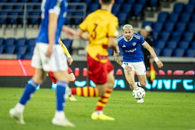 FOOTBALL: UEFA Conference League Racing Strasbourg (RCS) vs Jagiellonia Bialystok. 23 10 2025 Stade de la Meinau. Strasbourg - France Emmanuel Emegha 10 (RCS)  Copyright: xelyxandroxcegarrax