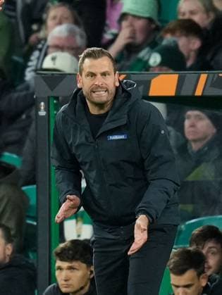 Sturm Graz Head Coach Jurgen Samuel Celtic v Sturm Graz, UEFA Europa League, Group Stage, Football, Celtic Park, Glasgow, Scotland, UK - 23 Oct 2025Glasgow Celtic Park United Kingdom EDITORIAL USE ONLY No use with unauthorised audio, video, data, fixture lists, club league logos or live services. Online in-match use limited to 120 images, no video emulation. No use in betting, games or single club league player publications. Copyright: xStuartxWallace Shutterstockx 15567786ct