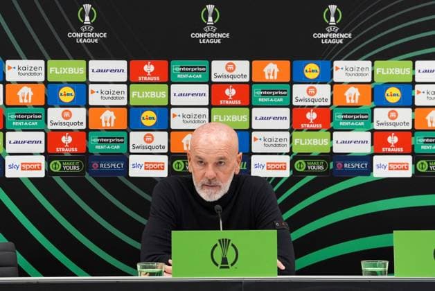 CALCIO - UEFA Conference League - SK Rapid Wien vs ACF Fiorentina Head coach Stefano Pioli (ACF Fiorentina) post-match press conference, PK, Pressekonferenz during SK Rapid Wien vs ACF Fiorentina, UEFA Conference League football match in Vienna, Austria, October 23 2025 Vienna Austria  Copyright: xIPAxSport ABACAx