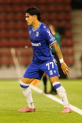 Luis Palma seen during UEFA Conference League league phase game between team of Lincoln Red Imps and Lech Poznan (Maciej Rogowski Ball Raw Images) Gibraltar Europa Sports Comples Gibraltar Copyright: xMaciejxRogowskix maciejrogowski_lincolnlech25_26-73