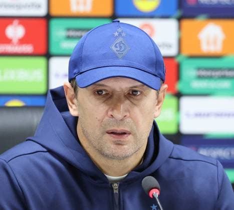 Samsunspor v Dynamo Kyiv - UEFA Europa Conference League SAMSUN, TURKIYE - OCTOBER 24: Head coach Oleksandr Shovkovskyi of Dynamo Kyiv speaks during press conference, PK, Pressekonferenz after the UEFA Europa Conference League week 2 match between Samsunspor and Dynamo Kyiv at New May 19 Stadium in Samsun, Turkiye on October 24, 2025. Veysel Altun Anadolu Samsun Turkey. Editorial use only. Please get in touch for any other usage.  Copyright: x2025xAnadoluxVeyselxAltunx