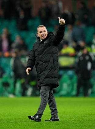 Celtic Manager Brendan Rodgers at full-time. Final score Celtic 2 Sturm Graz 1. Celtic v Sturm Graz, UEFA Europa League, Group Stage, Football, Celtic Park, Glasgow, Scotland, UK - 23 Oct 2025Glasgow Celtic Park United Kingdom EDITORIAL USE ONLY No use with unauthorised audio, video, data, fixture lists, club league logos or live services. Online in-match use limited to 120 images, no video emulation. No use in betting, games or single club league player publications. Copyright: xStuartxWallace Shutterstockx 15567786dj