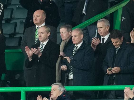 Celtic Chief Executive Michael Nicholson & Celtic Chief Financial Officer Chris McKay in directors box at full-time. Final score Celtic 2 Sturm Graz 1. Celtic v Sturm Graz, UEFA Europa League, Group Stage, Football, Celtic Park, Glasgow, Scotland, UK - 23 Oct 2025Glasgow Celtic Park United Kingdom EDITORIAL USE ONLY No use with unauthorised audio, video, data, fixture lists, club league logos or live services. Online in-match use limited to 120 images, no video emulation. No use in betting, games or single club league player publications. Copyright: xStuartxWallace Shutterstockx 15567786do