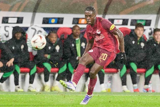 Salzburg, Austria October 23, 2025 Europa League 2025 2026 RB Salzburg vs Frencvaros Budapest Pictured Edmund Baidoo RB Red Bull Arena Copyright: xFotostandx xWassmuth,xJUERGENxWASSMUTH,xFOTOGRAFxJUERGENxxWASSMUTHx