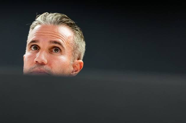 UEFA Europa League: Feyenoord v Panathinaikos F.C. Rotterdam - Coach Robin van Persie of Feyenoord Rotterdam during the third match of the UEFA Europa League 2025 2026. The match is set between Feyenoord and Panathinaikos F.C. at Stadion Feijenoord De Kuip on 23 October 2025 in Rotterdam, The Netherlands. Copyright: xYannickxVerhoevenx