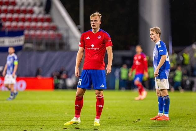 Olomuniec 23.10.2025 Pilka nozna Liga Konferencji UEFA sezon 2025 2026 kolejka 2 mecz: Sigma Olomuniec - Rakow Czestochowa nz. Jonatan Braut Brunes --- Olomouc, Football UEFA Conference League season 2025 2026 round 2 match: Sigma Olomouc - Rakow Czestochowa Fot. Rafal Baranski Arena Akcji NEWSPIX.PL --- newspix.pl 