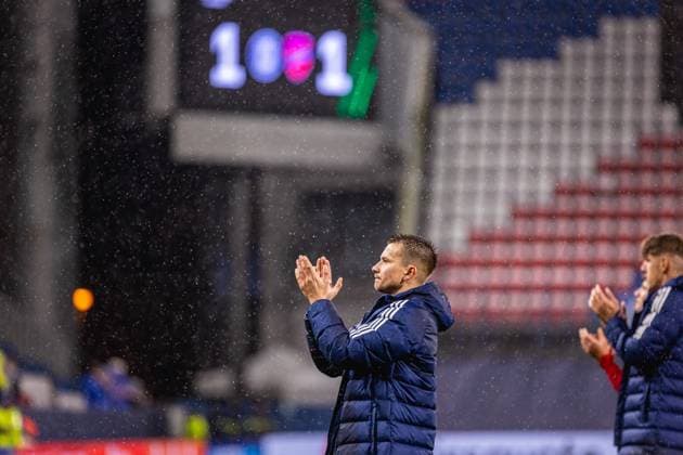 Olomuniec 23.10.2025 Pilka nozna Liga Konferencji UEFA sezon 2025 2026 kolejka 2 mecz: Sigma Olomuniec - Rakow Czestochowa nz. Fran Tudor --- Olomouc, Football UEFA Conference League season 2025 2026 round 2 match: Sigma Olomouc - Rakow Czestochowa Fot. Rafal Baranski Arena Akcji NEWSPIX.PL --- newspix.pl 