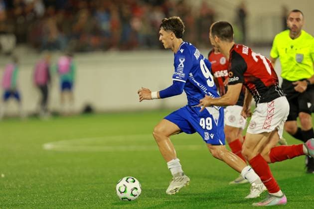 2025.10.23 Gibraltar Pilka nozna , UEFA Liga Konferencji sezon 2025 26 Lincoln Red Imps - Lech Poznan N z Pablo Rodriguez Foto Henryk Lipinski PressFocus 2025.10.23 Gibraltar Football , UEFA Conference League , 2025 2026 season Lincoln Red Imps - Lech Poznan Pablo Rodriguez Credit: Henryk Lipinski PressFocus NEWSPIX.PL --- newspix.pl 
