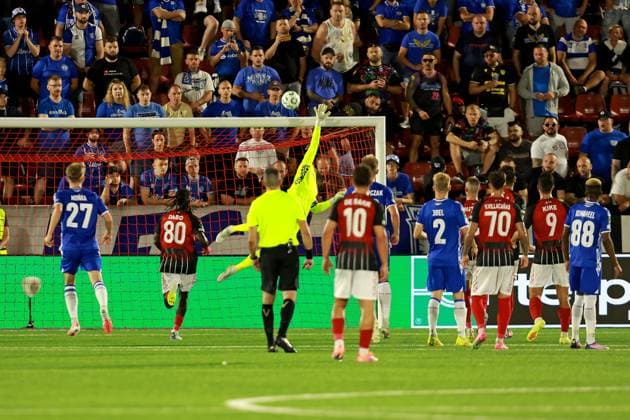 2025.10.23 Gibraltar Pilka nozna , UEFA Liga Konferencji sezon 2025 26 Lincoln Red Imps - Lech Poznan N z Bartosz Mrozek Foto Henryk Lipinski PressFocus 2025.10.23 Gibraltar Football , UEFA Conference League , 2025 2026 season Lincoln Red Imps - Lech Poznan Bartosz Mrozek Credit: Henryk Lipinski PressFocus NEWSPIX.PL --- newspix.pl 