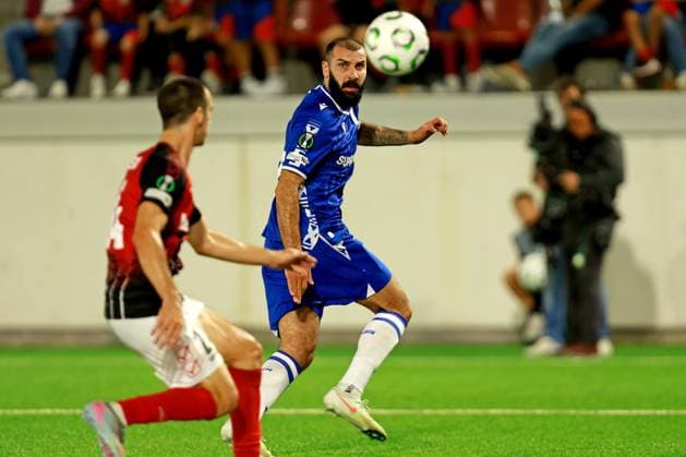 2025.10.23 Gibraltar Pilka nozna , UEFA Liga Konferencji sezon 2025 26 Lincoln Red Imps - Lech Poznan N z Mikael Ishak Foto Henryk Lipinski PressFocus 2025.10.23 Gibraltar Football , UEFA Conference League , 2025 2026 season Lincoln Red Imps - Lech Poznan Mikael Ishak Credit: Henryk Lipinski PressFocus NEWSPIX.PL --- newspix.pl 
