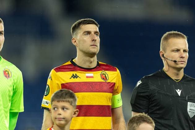 2025.10.23 Strasbourg Liga Konferencji UEFA kolejka 2 sezon 2025 2026 Racing Strasbourg - Jagiellonia Bialystok Nz Taras Romanczuk Foto Sathire KELPA ArenaAkcji 2025.10.23 Strasbourg football UEFA Conference League round 2 season 2025 2026 match Racing Strasbourg - Jagiellonia Bialystok Credit: Sathire KELPA ArenaAkcji NEWSPIX.PL --- newspix.pl 