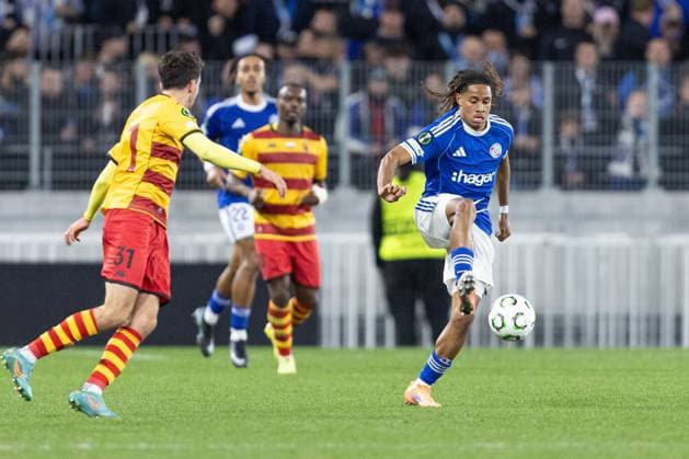 2025.10.23 Strasbourg Liga Konferencji UEFA kolejka 2 sezon 2025 2026 Racing Strasbourg - Jagiellonia Bialystok Nz Diego Moreira Foto Sathire KELPA ArenaAkcji 2025.10.23 Strasbourg football UEFA Conference League round 2 season 2025 2026 match Racing Strasbourg - Jagiellonia Bialystok Credit: Sathire KELPA ArenaAkcji NEWSPIX.PL --- newspix.pl 