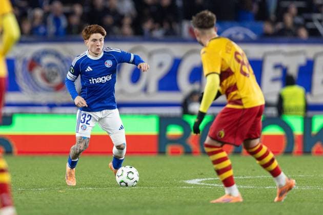 2025.10.23 Strasbourg Liga Konferencji UEFA kolejka 2 sezon 2025 2026 Racing Strasbourg - Jagiellonia Bialystok Nz Valentin Barco Foto Sathire KELPA ArenaAkcji 2025.10.23 Strasbourg football UEFA Conference League round 2 season 2025 2026 match Racing Strasbourg - Jagiellonia Bialystok Credit: Sathire KELPA ArenaAkcji NEWSPIX.PL --- newspix.pl 