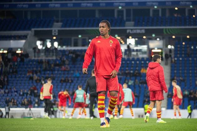 2025.10.23 Strasbourg Liga Konferencji UEFA kolejka 2 sezon 2025 2026 Racing Strasbourg - Jagiellonia Bialystok Nz Youssuf Sylla Foto Sathire KELPA ArenaAkcji 2025.10.23 Strasbourg football UEFA Conference League round 2 season 2025 2026 match Racing Strasbourg - Jagiellonia Bialystok Credit: Sathire KELPA ArenaAkcji NEWSPIX.PL --- newspix.pl 