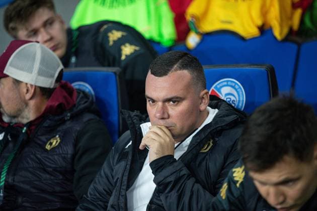 2025.10.23 Strasbourg Liga Konferencji UEFA kolejka 2 sezon 2025 2026 Racing Strasbourg - Jagiellonia Bialystok Nz Adrian Siemieniec Foto Sathire KELPA ArenaAkcji 2025.10.23 Strasbourg football UEFA Conference League round 2 season 2025 2026 match Racing Strasbourg - Jagiellonia Bialystok Credit: Sathire KELPA ArenaAkcji NEWSPIX.PL --- newspix.pl 