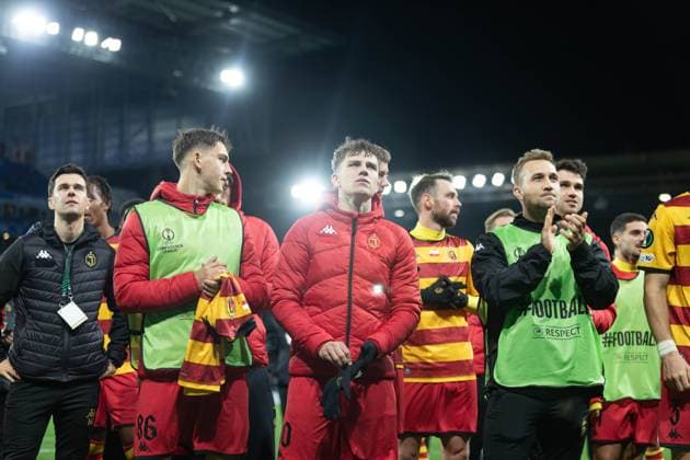 2025.10.23 Strasbourg Liga Konferencji UEFA kolejka 2 sezon 2025 2026 Racing Strasbourg - Jagiellonia Bialystok Nz Oskar Pietuszewski Foto Sathire KELPA ArenaAkcji 2025.10.23 Strasbourg football UEFA Conference League round 2 season 2025 2026 match Racing Strasbourg - Jagiellonia Bialystok Credit: Sathire KELPA ArenaAkcji NEWSPIX.PL --- newspix.pl 