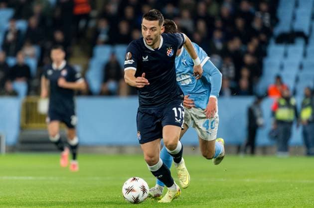 Malmo FF v GNK Dinamo - UEFA Europa League 2025 26 League Phase MD3 MALMO, SWEDEN - OCTOBER 23: Arber Hoxha of Dinamo Zagreb runs with the ball during the UEFA Europa League 2025 26 League Phase MD3 match between Malmo FF and GNK Dinamo at Malmo New Stadium on October 23, 2025 in Malmo, Sweden.  ChristianxOrnberg PIXSELL