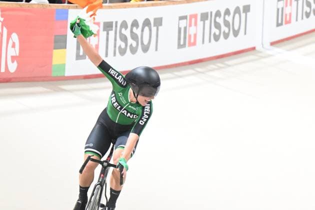 23-10-2025 World Championships Elite Women Track; Giornata 02; 2025, Irlanda; Gillespie, Lara; Santiago Del Cile - Velodromo Penalolen; 
