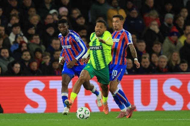 Crystal Palace v AEK Larnaca Europa Conference League 23scores a goal 1-02025. AEK Larnaca midfielder Gustavo Ledes (7) during the Europa Conference League match between Crystal Palace and AEK Larnaca at Selhurst Park, London, England on 23 October 2025. London Selhurst Park Greater London England Editorial use only , Copyright: xSimonxRoex PSI-23080-0081