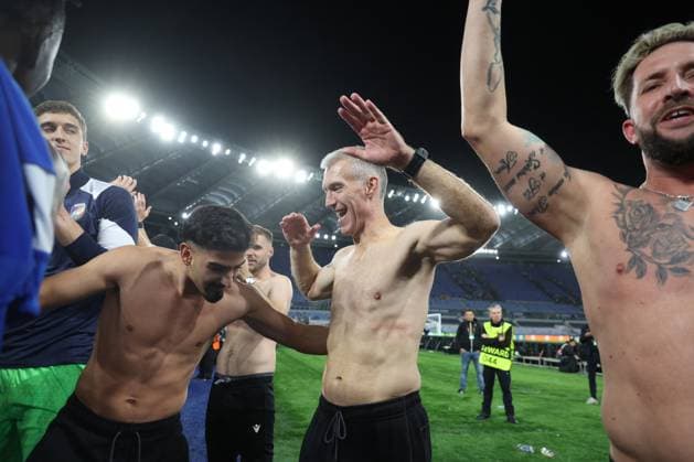 CALCIO - UEFA Europa League - AS Roma vs FC Viktoria Plzen Rome, Italy - October 23, 2025: seen in action during the UEFA League 2025 2026, matchday 3, between AS Roma vs Viktoria Plzen at stadium in Rome Rome Italy  Copyright: xIPAxSport ABACAx