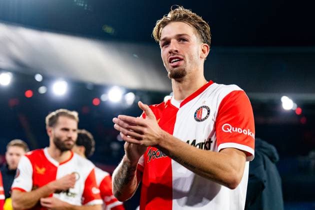 UEFA Europa League: Feyenoord v Panathinaikos F.C. Rotterdam - Luciano Valente of Feyenoord Rotterdam during the third match of the UEFA Europa League 2025 2026. The match is set between Feyenoord and Panathinaikos F.C. at Stadion Feijenoord De Kuip on 23 October 2025 in Rotterdam, The Netherlands. Copyright: xYannickxVerhoevenx