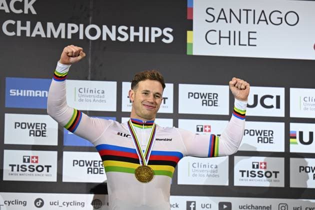 23-10-2025 World Championships Elite Track; Giornata 02; 2025, Olanda; Lavreysen, Harrie; Santiago Del Cile - Velodromo Penalolen; 