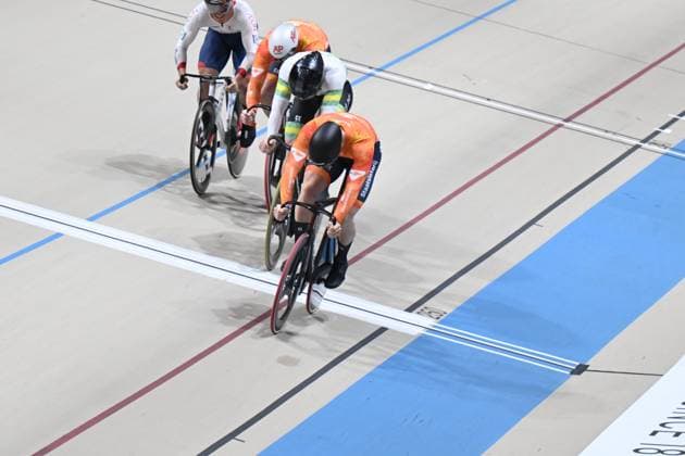 23-10-2025 World Championships Elite Track; Giornata 02; 2025, Olanda; Lavreysen, Harrie; Santiago Del Cile - Velodromo Penalolen; 