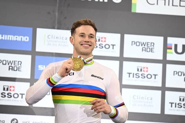 23-10-2025 World Championships Elite Track; Giornata 02; 2025, Olanda; Lavreysen, Harrie; Santiago Del Cile - Velodromo Penalolen; 