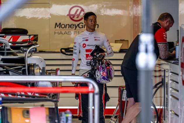 MEXICO CITY, MEXICO: Ryo Hirakawa, The reserve driver for the Haas F1 team, at the 2025 Formula 1 Mexico City Grand Prix at the Autodromo Hermanos Rodriguez in Mexico City, Mexico.