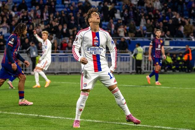 Lyon, France, October 23th 2025 Afonso Moreira (17 Lyon) during the Europa League football match between Olympique Lyon and FC Basel 1893 at OL Stadium in Lyon, France. Pascal von Büren (Pascal von Büren SPP) Copyright: xPascalxvonxBürenx xSPPx spp-en-PaVoBSp-PAVO_Lyon-69