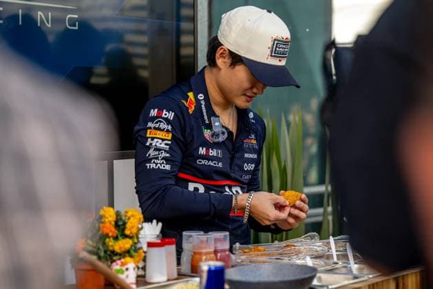 MEXICO CITY, MEXICO: Yuki Tsunoda, racing for the Red Bull Racing team during the 2025 Formula 1 Mexico City Grand Prix at the Autodromo Hermanos Rodriguez in Mexico City, Mexico